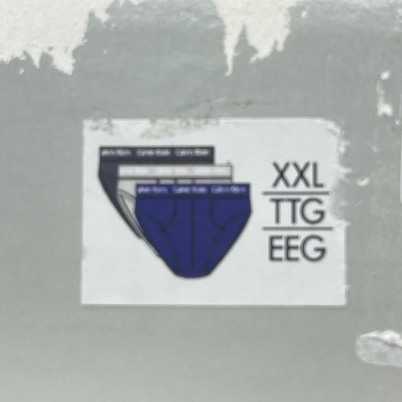 Calvin Klein Mens Size XXL Cotton Stretch Hip Briefs 3 pair classic fit NWT - Picture 6 of 8